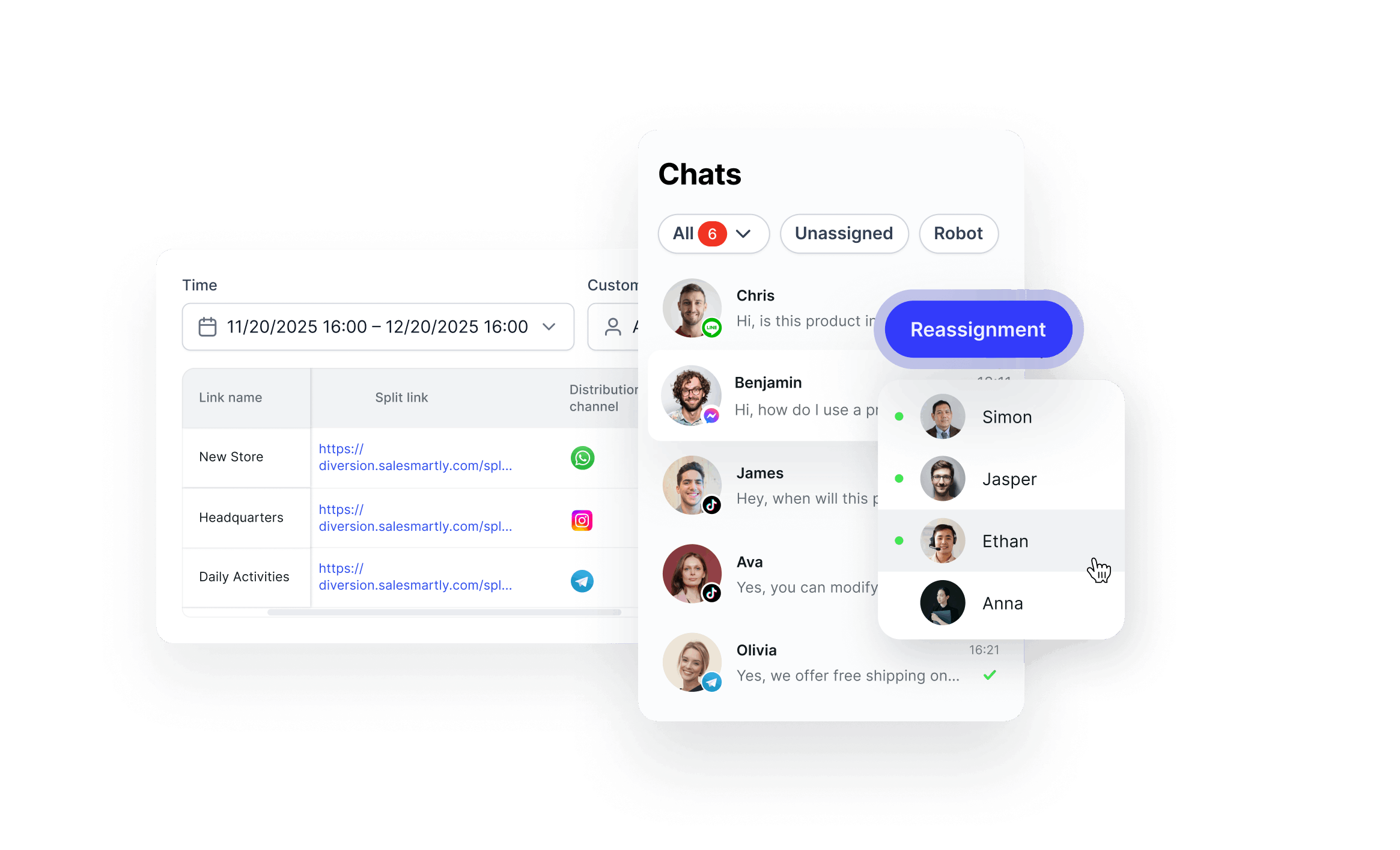 专为成单设计的团队协作与智能分流