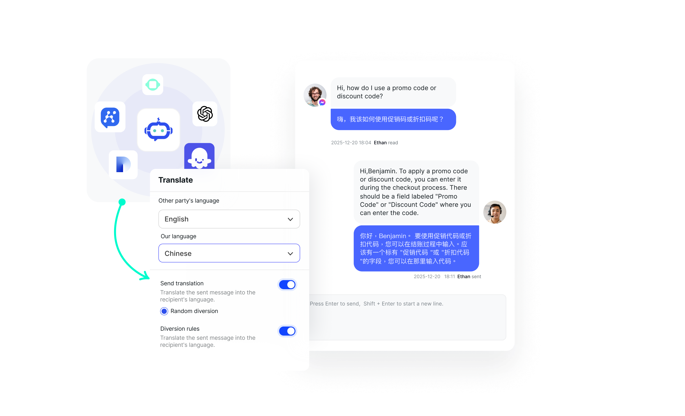 包容开放的AI智能体与无痕跨国沟通